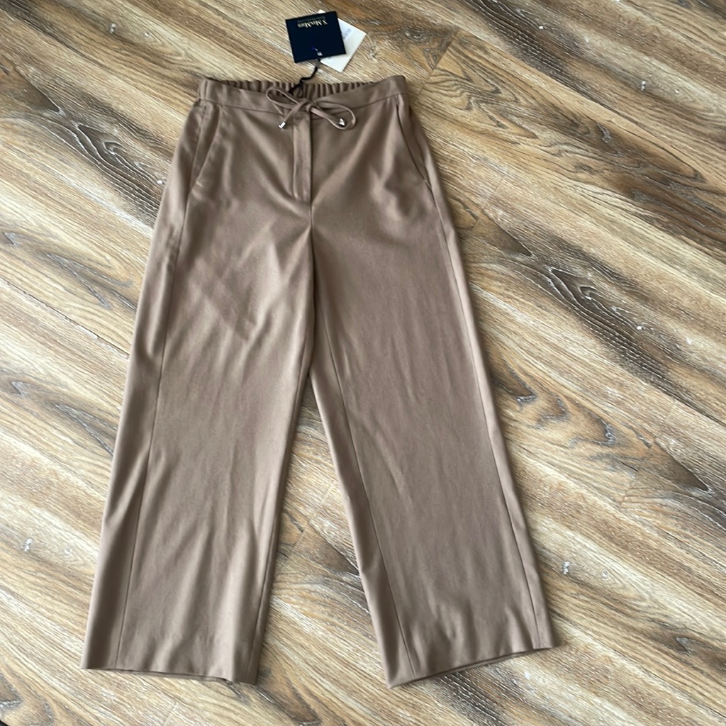 ‘S Maxmara Floria Pants Camel 008 Nwt